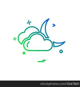 Clouds icon design vector