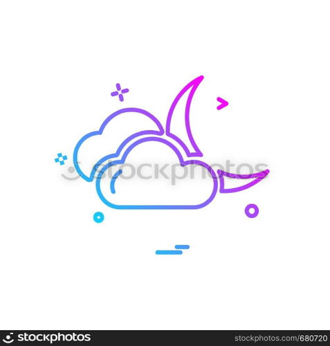 Clouds icon design vector