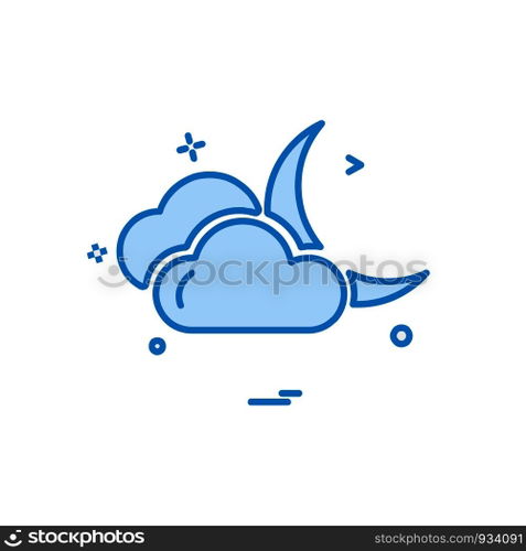 Clouds icon design vector