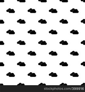Clouds pattern. Simple illustration of clouds vector pattern for web. Clouds pattern, simple style