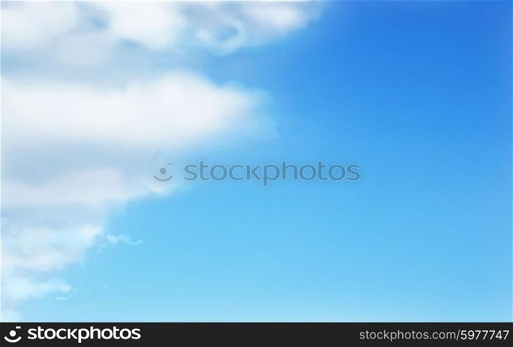Clouds vector background