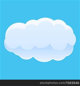 Cloudscape cloud icon. Cartoon of cloudscape cloud vector icon for web design isolated on white background. Cloudscape cloud icon, cartoon style
