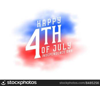cloudy style 4th of july independence day united states of america banner 