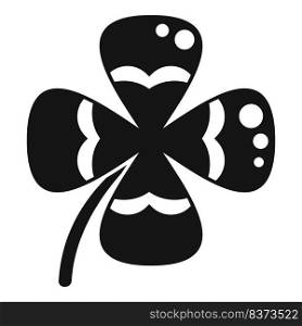 Clover leaf icon simple vector. St patrick. Irish luck. Clover leaf icon simple vector. St patrick