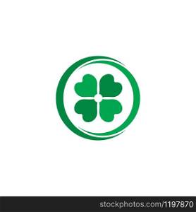 Clover Leaf Logo Template Design Vector