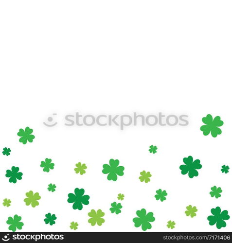 Clover leaf seamless vector pattern