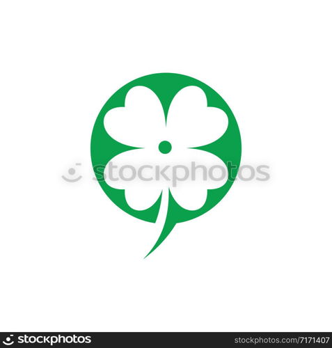 Clover leaf seamless vector pattern