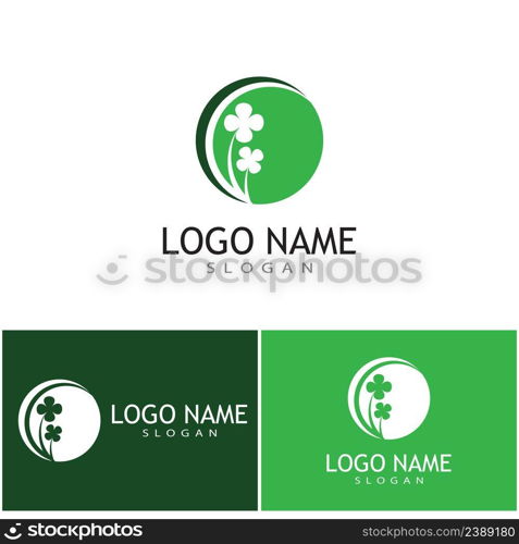 Clover Logo Template vector symbol nature