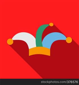 Clown hat icon. Flat illustration of clown hat vector icon for web. Clown hat icon, flat style