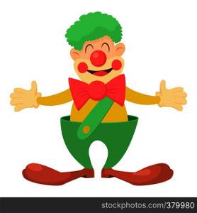 Clown icon. Cartoon illustration of clown vector icon for web design. Clown icon, cartoon style