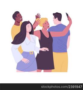 Clubbing isolated cartoon vector illustrations. Young people hanging out in a nightclub, dance to the DJ set, recreation day, entertainment with friends, leisure time vector cartoon.. Clubbing isolated cartoon vector illustrations.