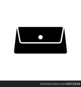 Clutch bag icon vector design templates isolated on white background