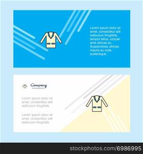 coat abstract corporate business banner template, horizontal advertising business banner.