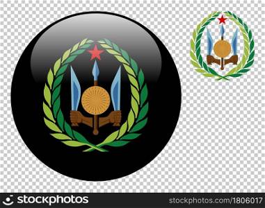 Coat of arms of Djibouti vector illustration on a transparent background