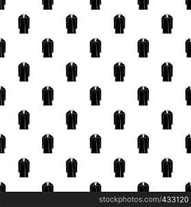 Coat pattern seamless in simple style vector illustration. Coat pattern vector