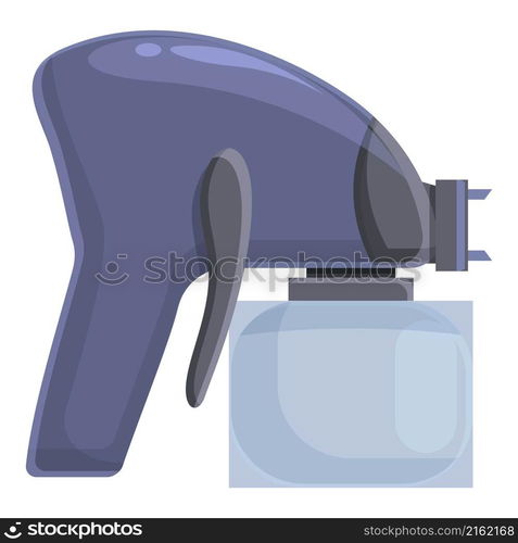 Coating sprayer icon cartoon vector. Paint gun. Air painter. Coating