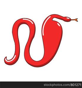 Cobra icon. Cartoon illustration of cobra vector icon for web. Cobra icon, cartoon style