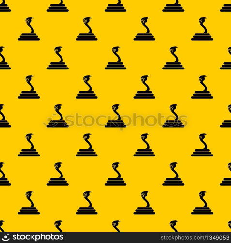 Cobra pattern seamless vector repeat geometric yellow for any design. Cobra pattern vector