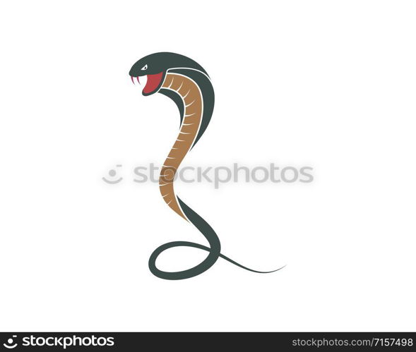 cobra snake vector illustration icon design