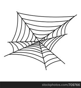 Cobweb icon. Outline illustration of cobweb vector icon for web. Cobweb icon, outline style