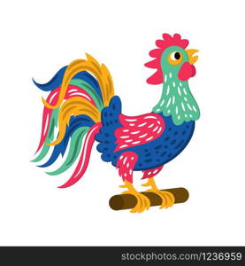 COCK Easter Holy Holiday Bird Symbol Vector Illustration