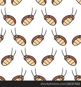 cockroach insect seamless pattern textile print