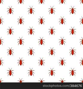 Cockroach pattern. Cartoon illustration of cockroach vector pattern for web. Cockroach pattern, cartoon style