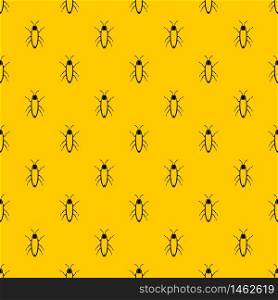 Cockroach pattern seamless vector repeat geometric yellow for any design. Cockroach pattern vector