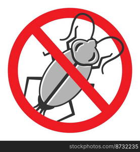 cockroach vector element illustration design