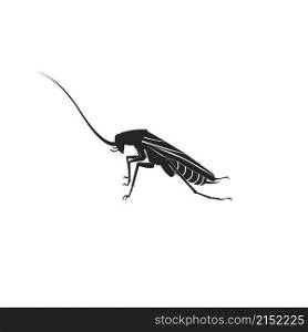 Cockroach vector icon illustration logo design