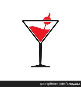 cocktail alcohol drink icon on white background, vector illustration. cocktail alcohol drink icon on white background, vector