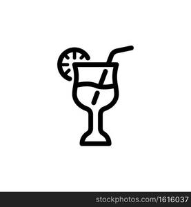 cocktail icon vector design trendy