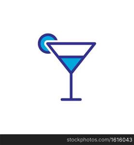 cocktail icon vector design trendy