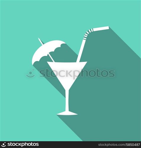 cocktail with a long shadow