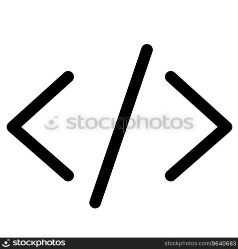 Code coding development programming web icon Vector Image