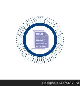 Code, coding, doc, programming, script Glyph Icon. Vector isolated illustration. Vector EPS10 Abstract Template background