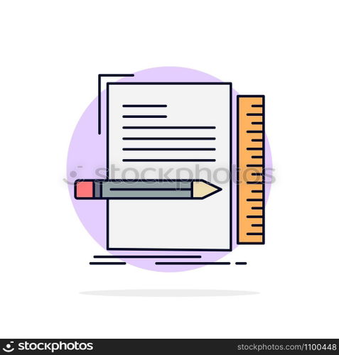 Code, coding, file, programming, script Flat Color Icon Vector