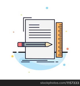 Code, coding, file, programming, script Flat Color Icon Vector