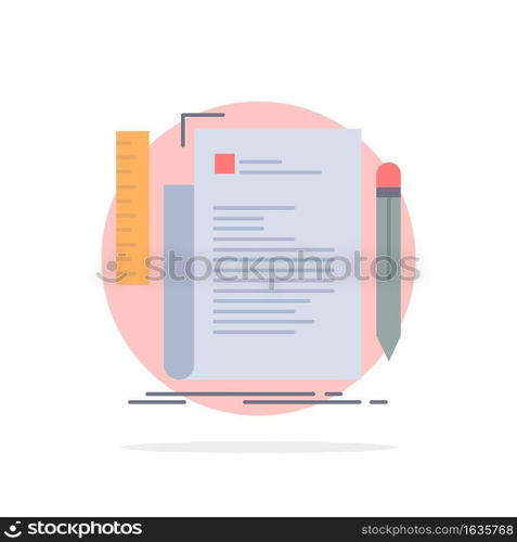 Code, coding, file, programming, script Flat Color Icon Vector
