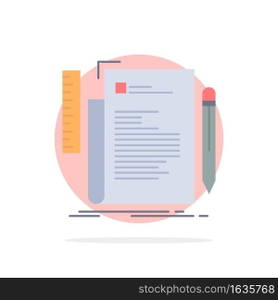 Code, coding, file, programming, script Flat Color Icon Vector