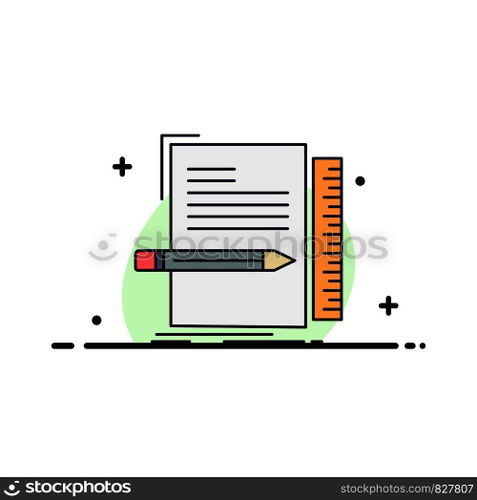 Code, coding, file, programming, script Flat Color Icon Vector