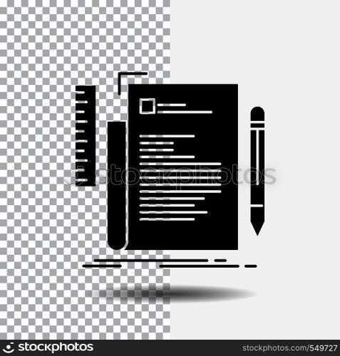 Code, coding, file, programming, script Glyph Icon on Transparent Background. Black Icon. Vector EPS10 Abstract Template background