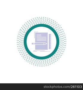 Code, coding, file, programming, script Glyph Icon. Vector isolated illustration