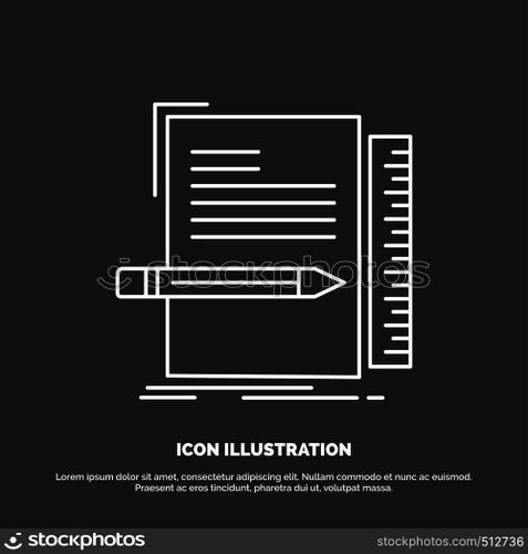 Code, coding, file, programming, script Icon. Line vector symbol for UI and UX, website or mobile application. Vector EPS10 Abstract Template background