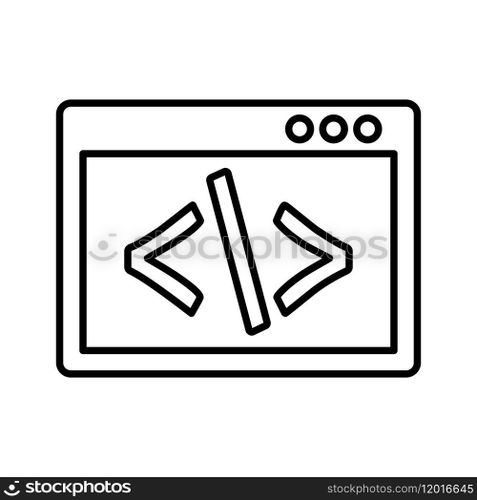 Code, coding, html icon - Beautiful vector design. Perfect use for web, print media, online design, commercial use or any kind of design project.