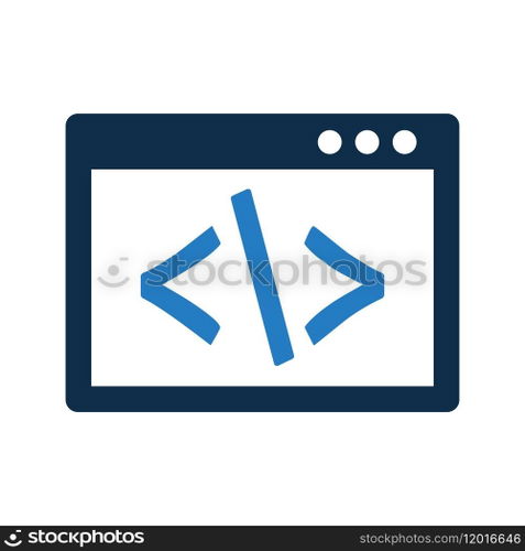 Code, coding, html icon - Beautiful vector design. Perfect use for web, print media, online design, commercial use or any kind of design project.