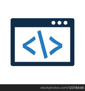 Code, coding, html icon - Beautiful vector design. Perfect use for web, print media, online design, commercial use or any kind of design project.