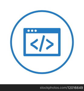 Code, coding, html icon - Beautiful vector design. Perfect use for web, print media, online design, commercial use or any kind of design project.