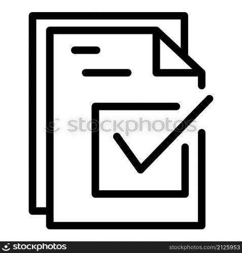 Code document icon outline vector. Two factor verification. Step login. Code document icon outline vector. Two factor verification