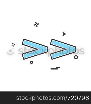 Code icon design vector